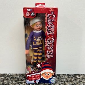 Team Elves Officially Licensed Product, LSU Elf, New in Box Winners Workshop